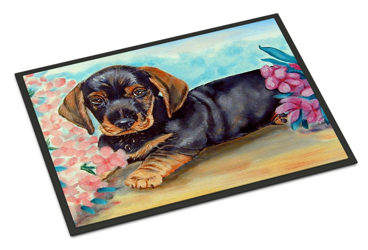 Dachshund Indoor Outdoor Mat 18x27 Doormat - the-store.com