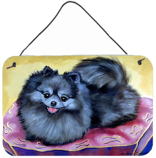 Pomeranian Aluminium Metal Wall or Door Hanging Prints by Caroline&#39;s Treasures