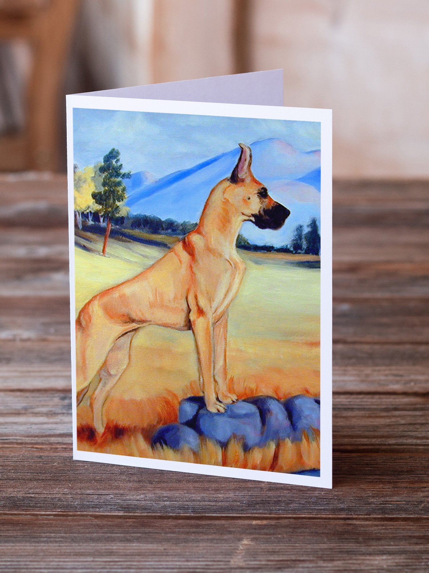 Great Dane  Greeting Cards and Envelopes Pack of 8 - the-store.com