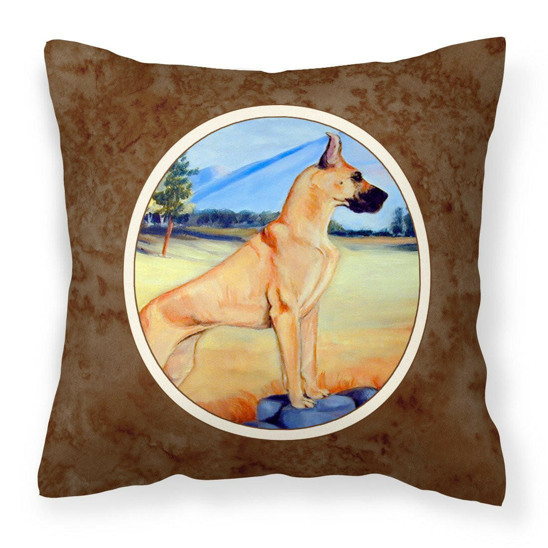 Great Dane Fabric Decorative Pillow 7504PW1414 - the-store.com