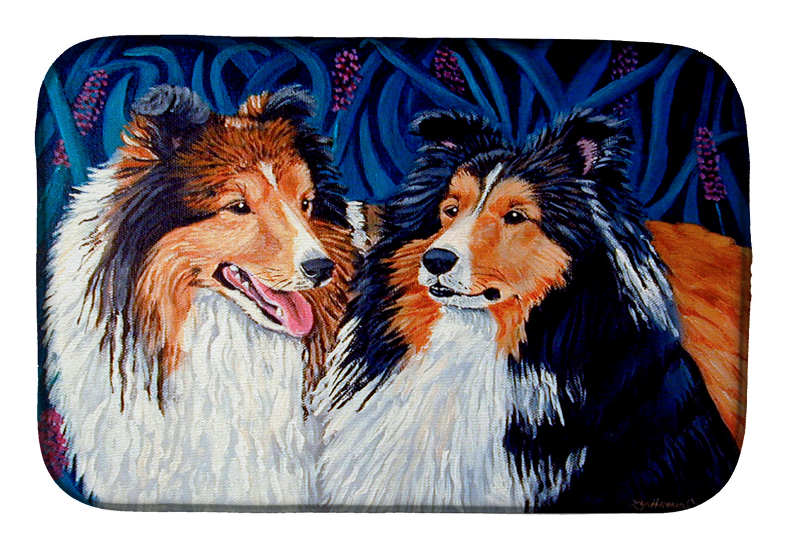 Sheltie Dish Drying Mat 7508DDM  the-store.com.