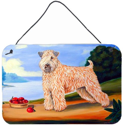 Wheaten Terrier Soft Coated Aluminium Metal Wall or Door Hanging Prints by Caroline's Treasures