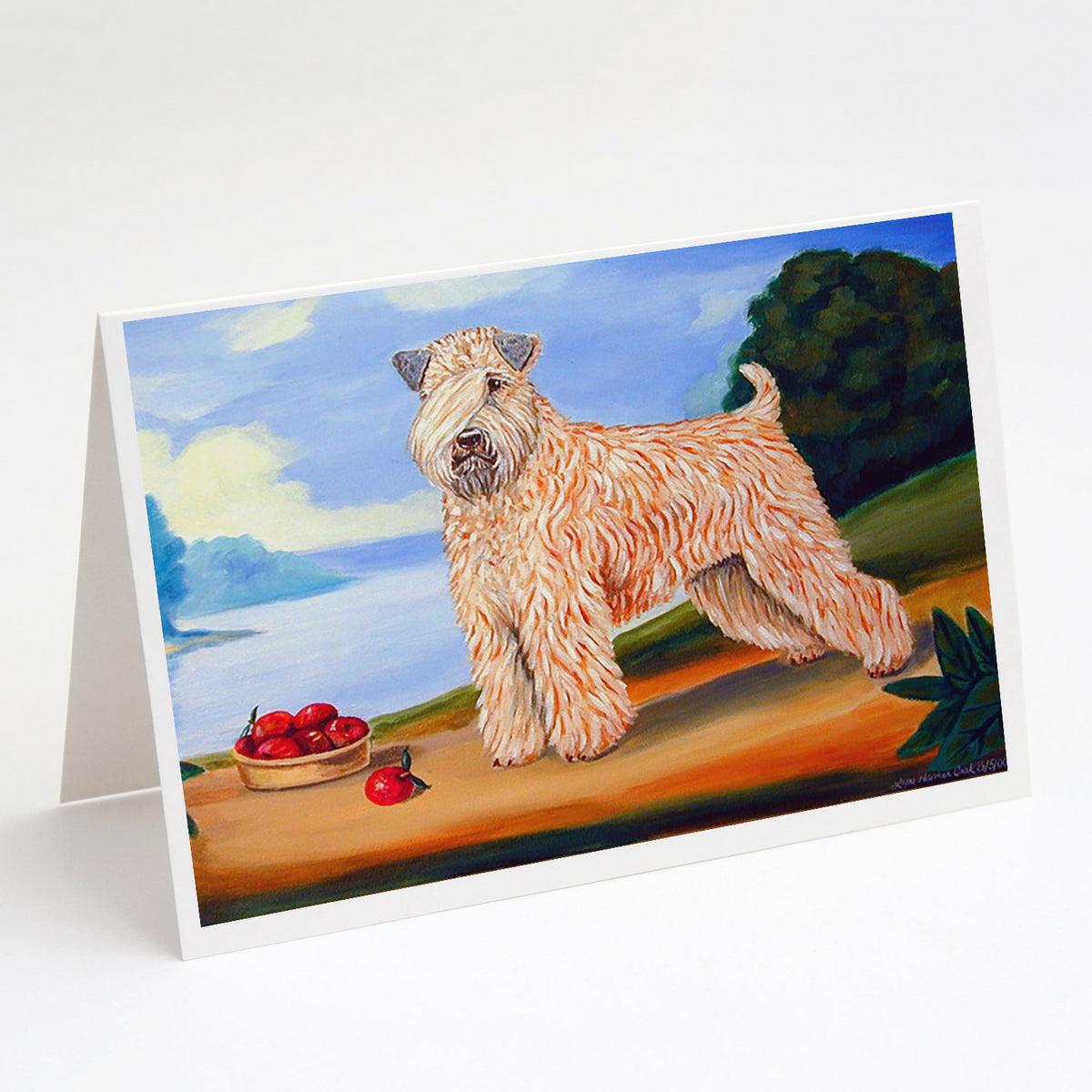 Buy this Wheaten Terrier Soft Coated Greeting Cards and Envelopes Pack of 8