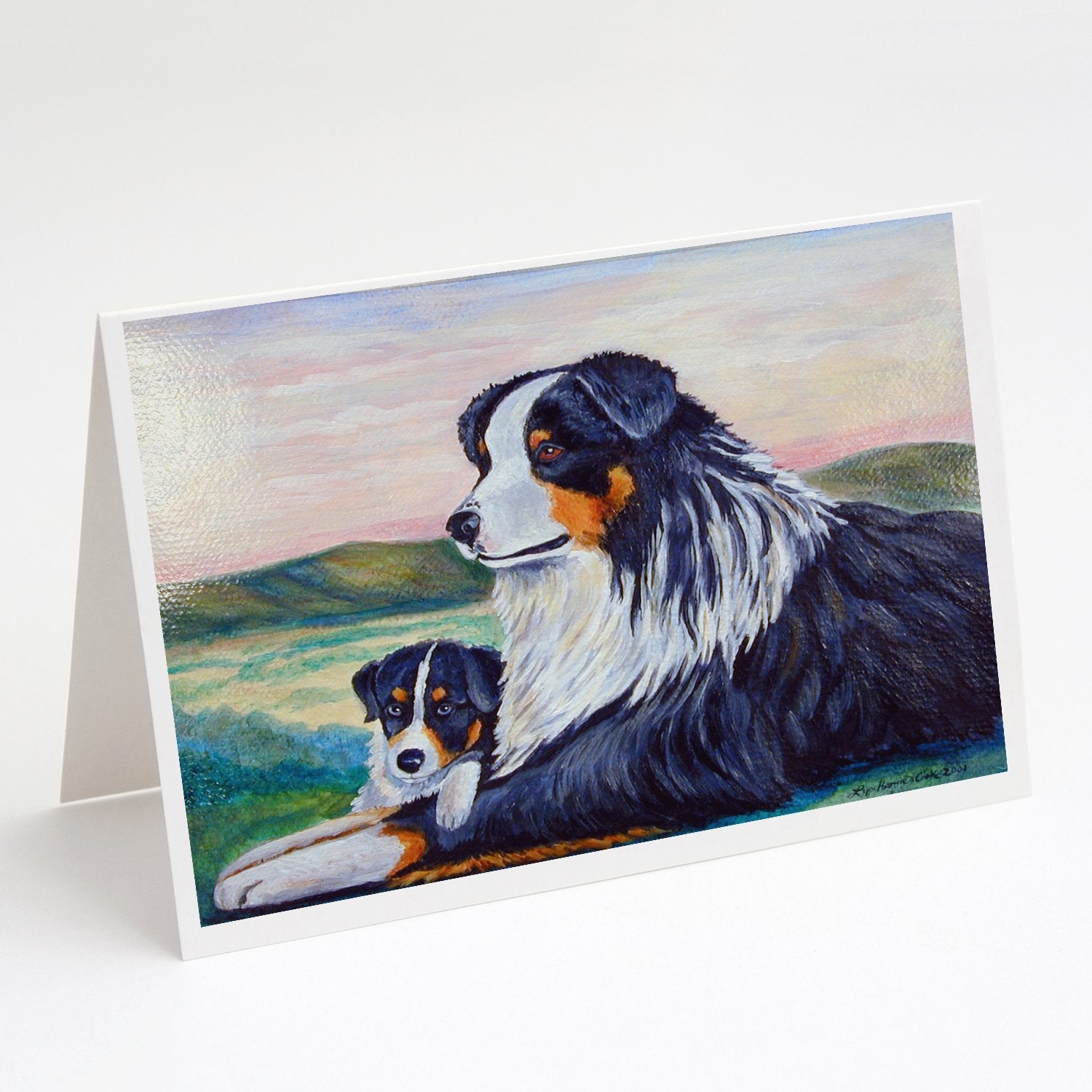 Buy this Australian Shepherd Greeting Cards and Envelopes Pack of 8