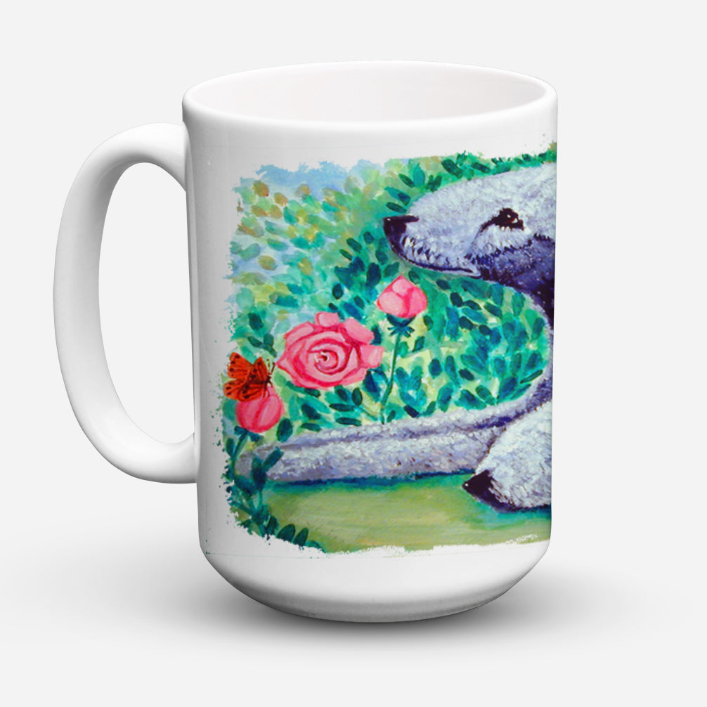 Bedlington Terrier Dishwasher Safe Microwavable Ceramic Coffee Mug 15 ounce 7512CM15  the-store.com.