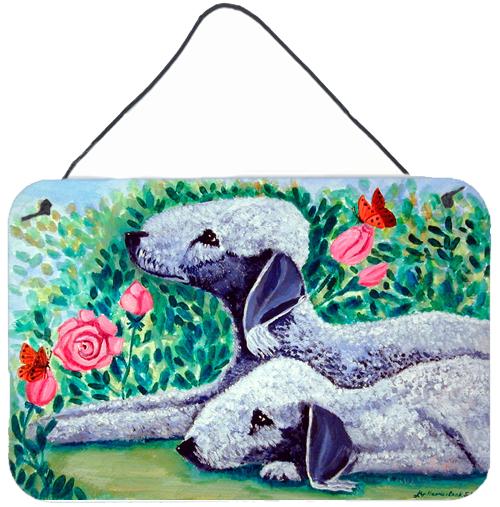 Bedlington Terrier Aluminium Metal Wall or Door Hanging Prints by Caroline's Treasures