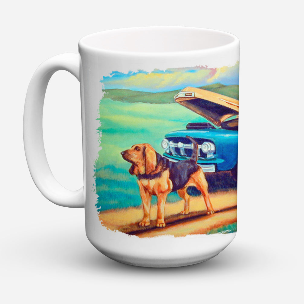 Bloodhound Dishwasher Safe Microwavable Ceramic Coffee Mug 15 ounce 7513CM15  the-store.com.