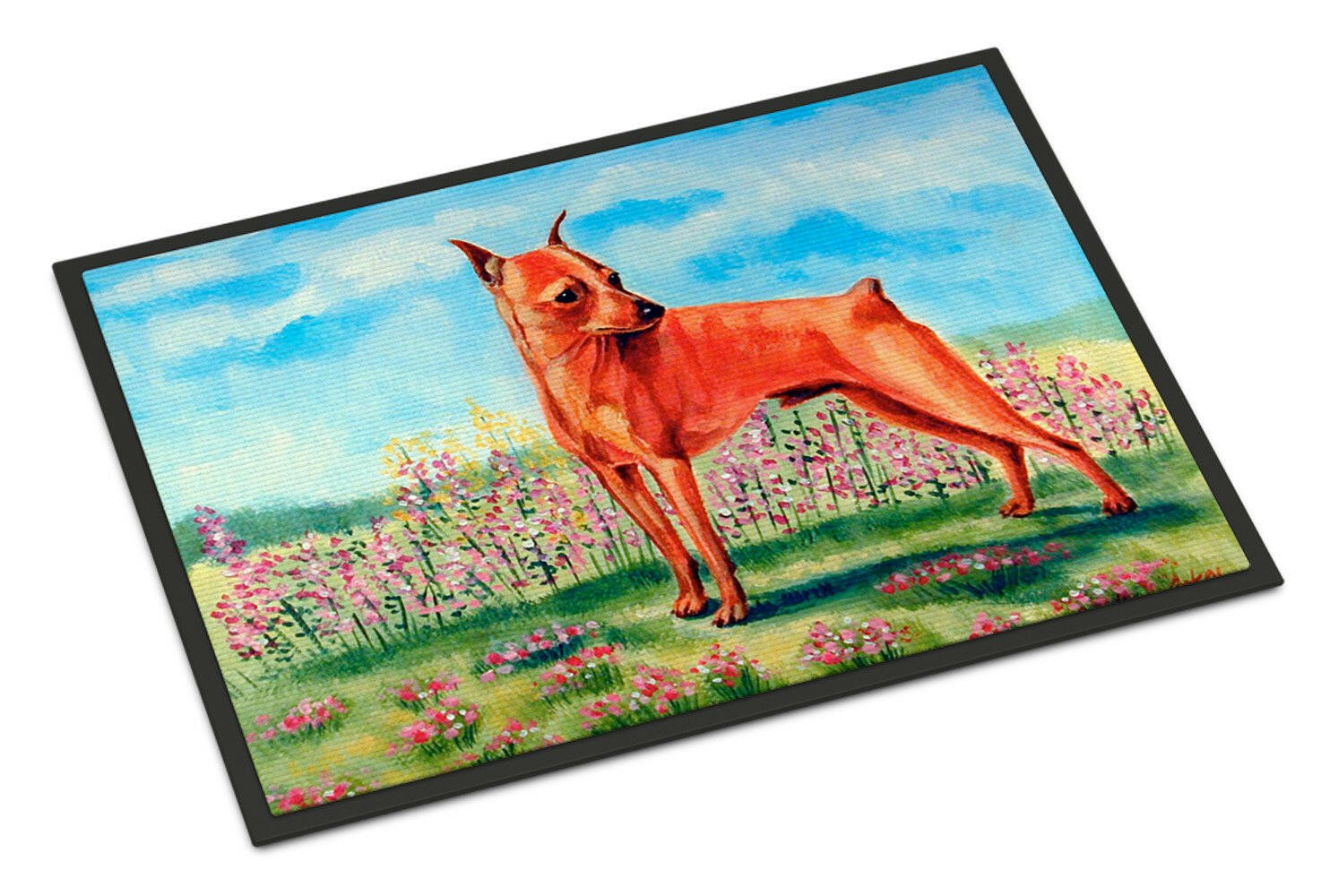 Min Pin Indoor Outdoor Mat 18x27 Doormat - the-store.com