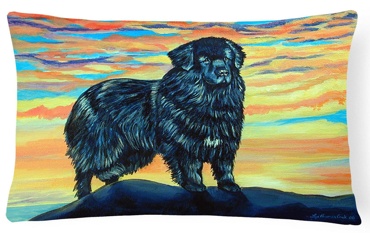 Newfoundland Decorative   Canvas Fabric Pillow by Caroline&#39;s Treasures