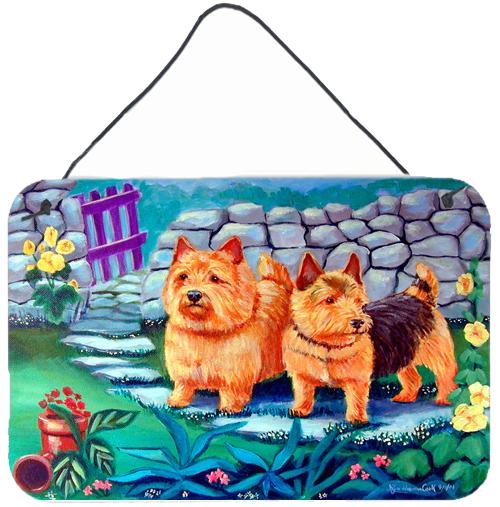 Norwich Terrier Aluminium Metal Wall or Door Hanging Prints by Caroline's Treasures