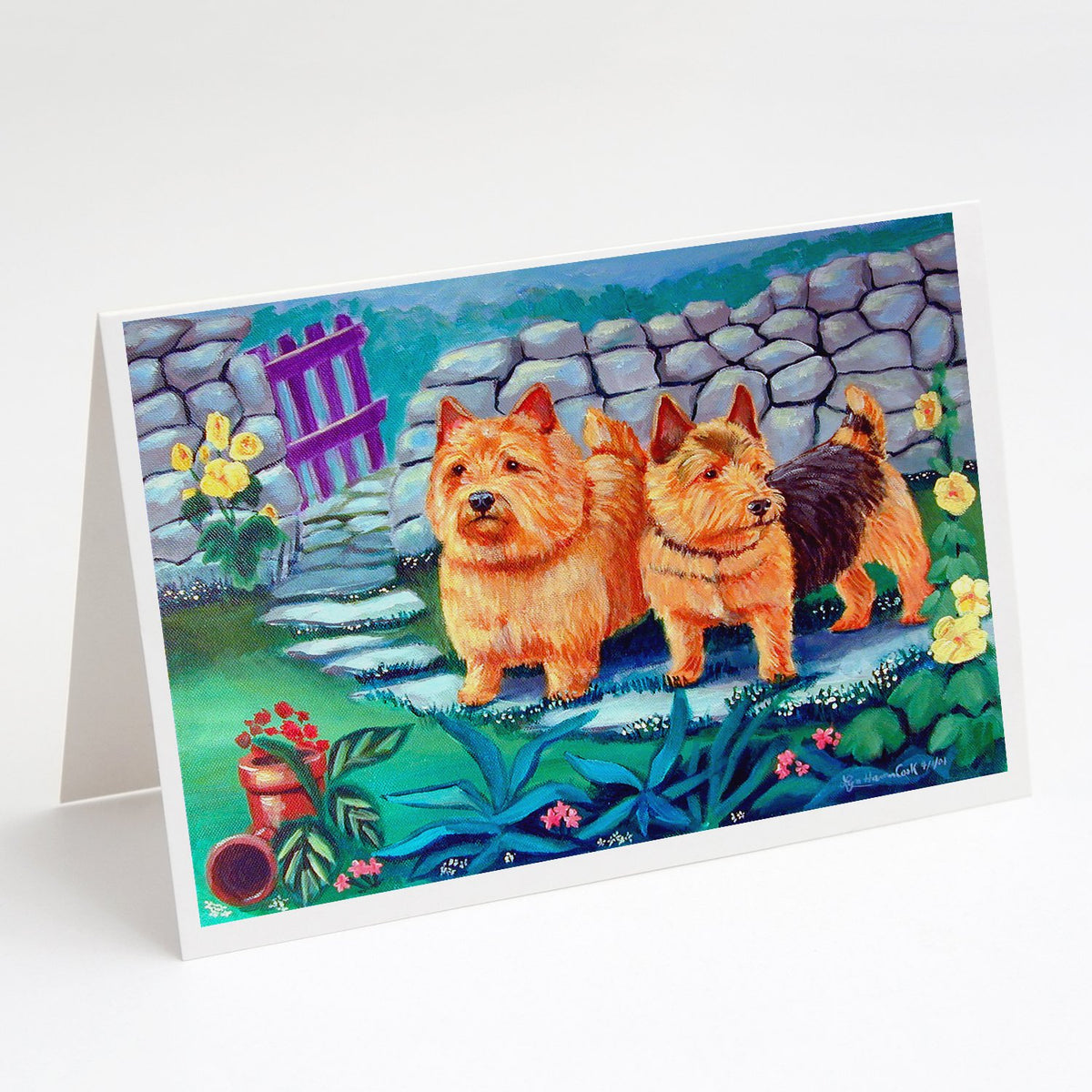 Buy this Norwich Terrier Greeting Cards and Envelopes Pack of 8