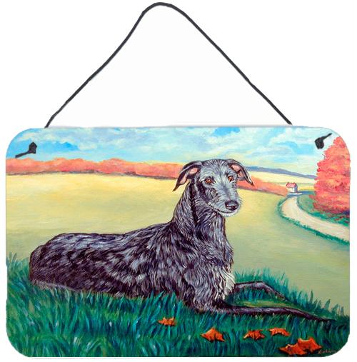 Scottish Deerhound Aluminium Metal Wall or Door Hanging Prints by Caroline&#39;s Treasures