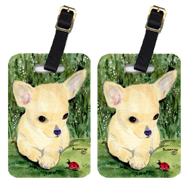 Pair of 2 Chihuahua Luggage Tags by Caroline&#39;s Treasures