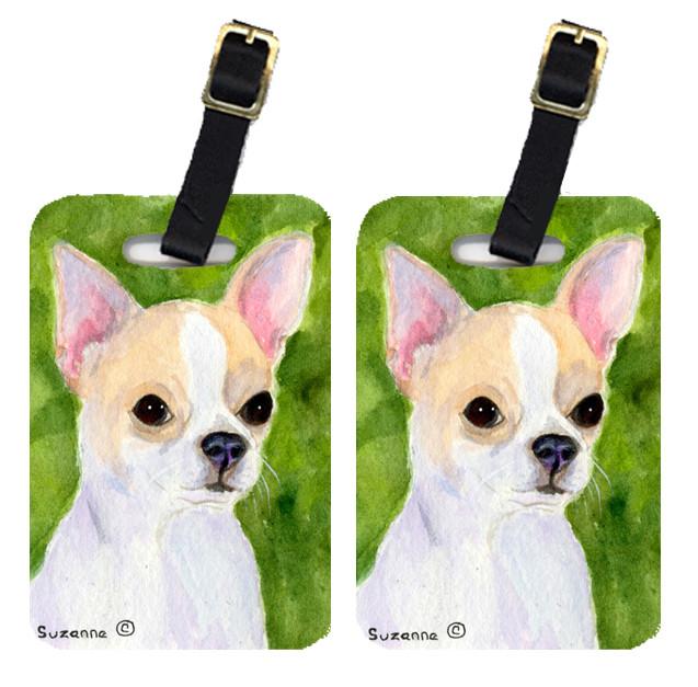 Pair of 2 Chihuahua Luggage Tags by Caroline&#39;s Treasures