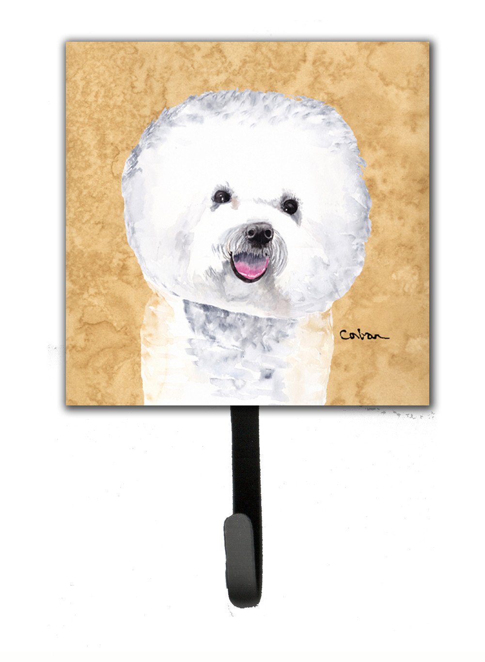 Bichon Frise Leash Holder or Key Hook by Caroline's Treasures