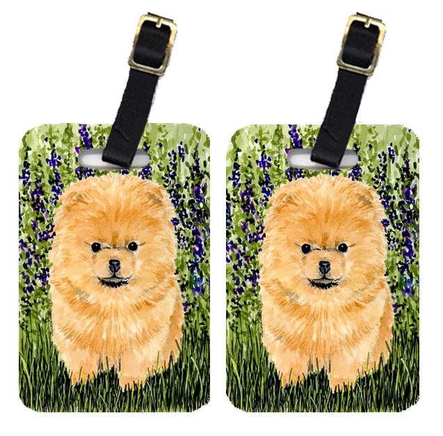 Pair of 2 Pomeranian Luggage Tags by Caroline&#39;s Treasures