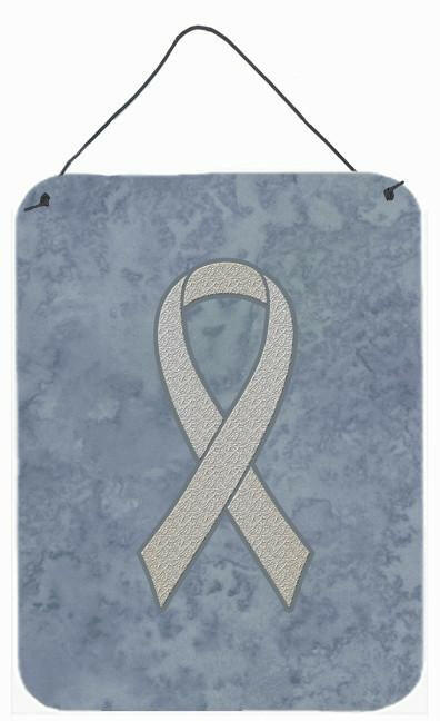 Clear Ribbon for Lung Cancer Awareness Wall or Door Hanging Prints AN1210DS1216 by Caroline&#39;s Treasures