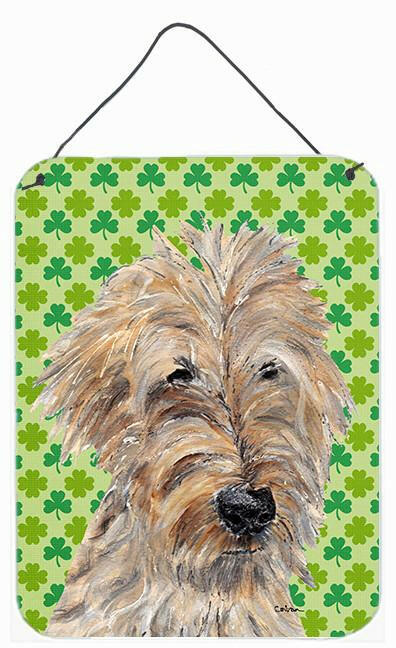 Goldendoodle St Patrick&#39;s Irish Aluminium Metal Wall or Door Hanging Prints by Caroline&#39;s Treasures