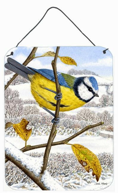 Eurasian Blue Tits Bird Wall or Door Hanging Prints ASA2051DS1216 by Caroline&#39;s Treasures