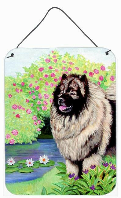 Keeshond Aluminium Metal Wall or Door Hanging Prints by Caroline's Treasures