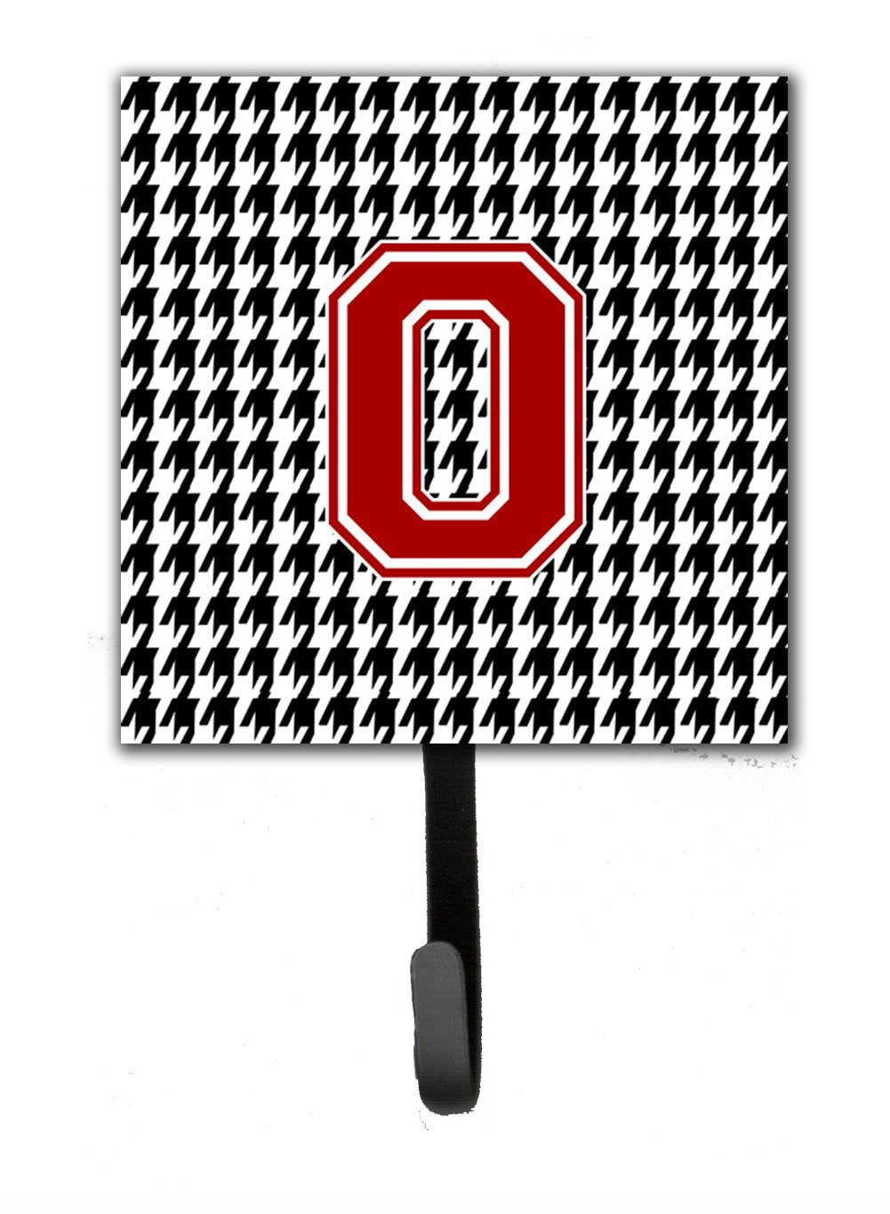 Monogram - Initial O Houndstooth Leash Holder or Key Hook CJ1021 by Caroline's Treasures