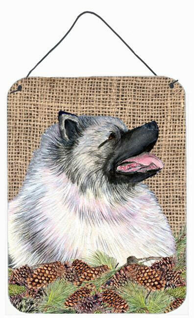 Keeshond Aluminium Metal Wall or Door Hanging Prints by Caroline's Treasures