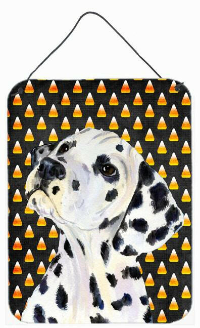 Dalmatian Candy Corn Halloween Portrait Wall or Door Hanging Prints by Caroline's Treasures