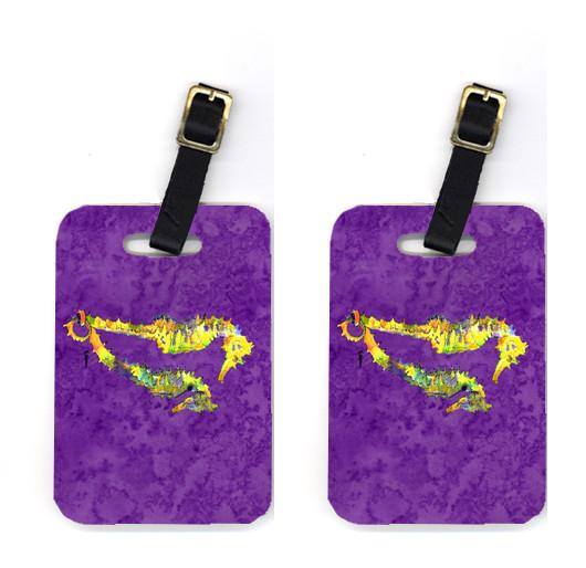 Pair of Seahorse Luggage Tags by Caroline&#39;s Treasures