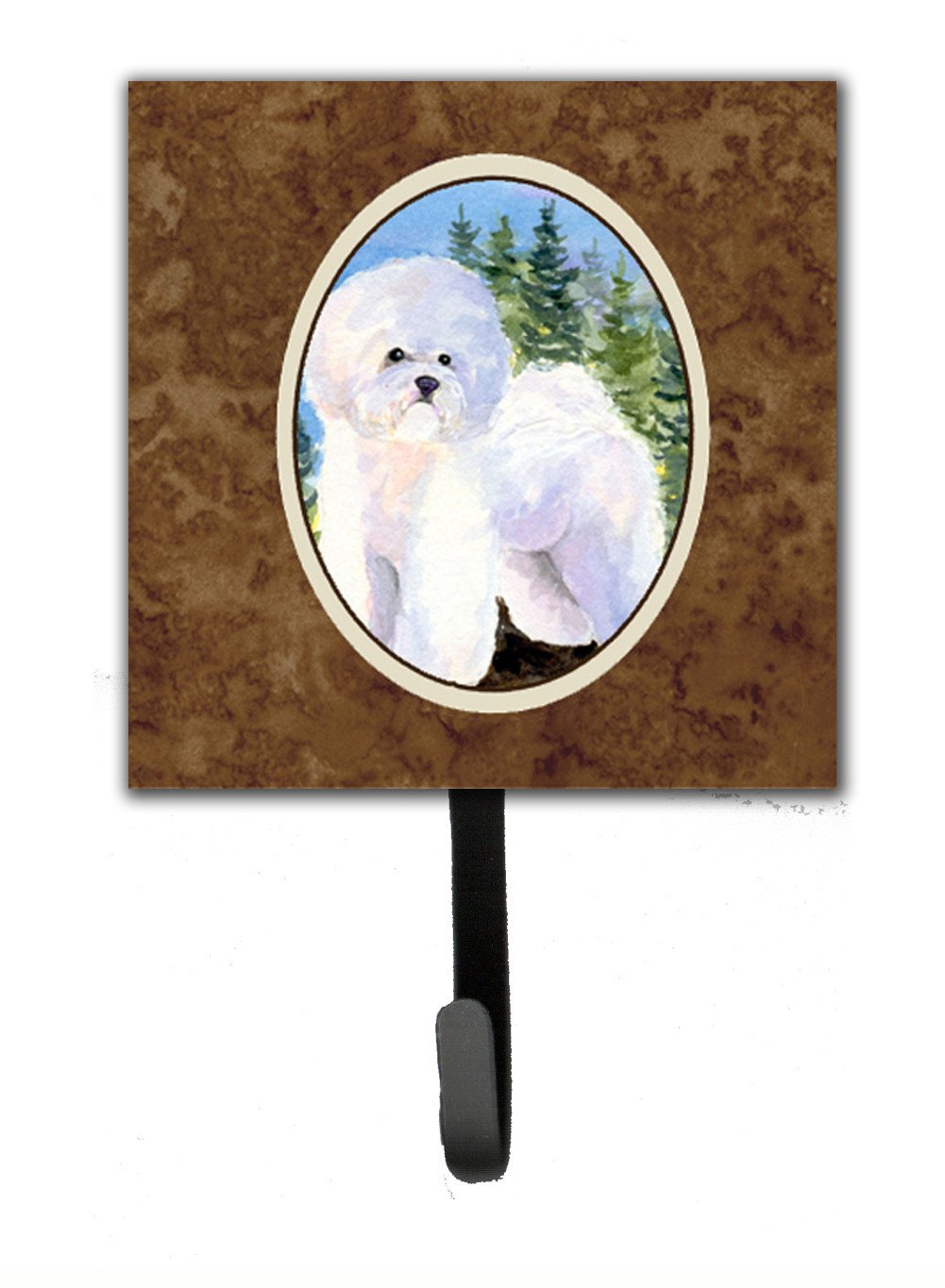 Bichon Frise Leash Holder or Key Hook by Caroline's Treasures