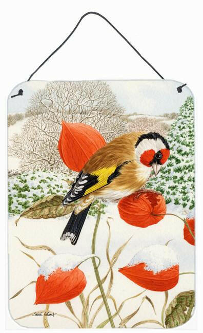 European Goldfinch Wall or Door Hanging Prints ASA2055DS1216 by Caroline's Treasures