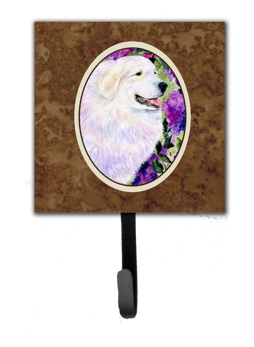 Great Pyrenees Leash Holder or Key Hook by Caroline&#39;s Treasures