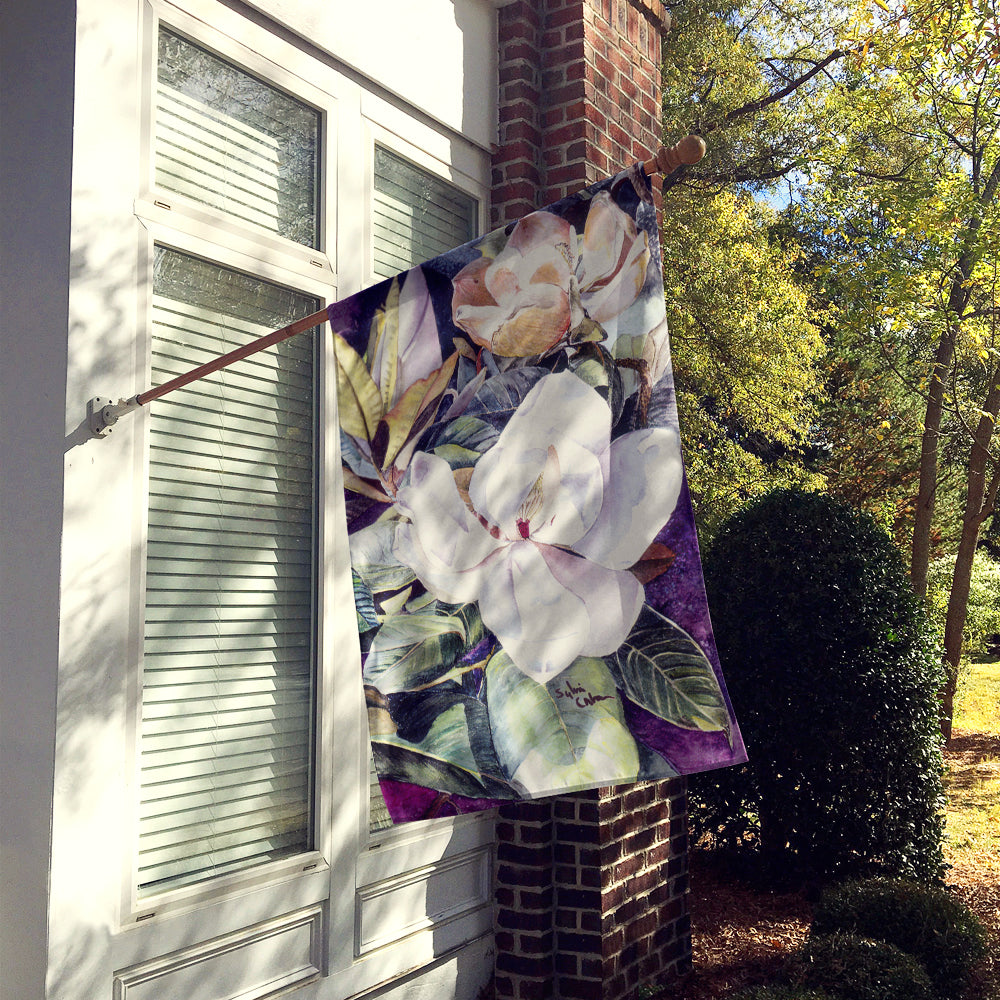 Flower - Magnolia Flag Canvas House Size  the-store.com.