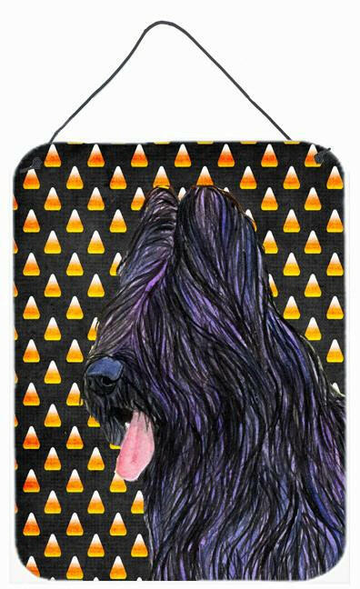 Briard Candy Corn Halloween Portrait Wall or Door Hanging Prints by Caroline's Treasures