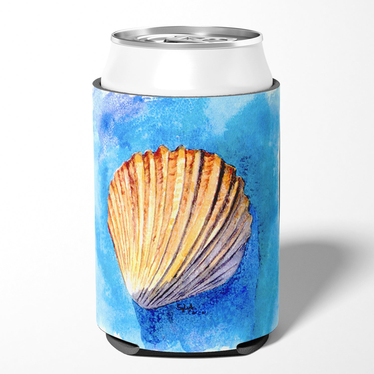 Shells Can or Bottle Beverage Insulator Hugger.