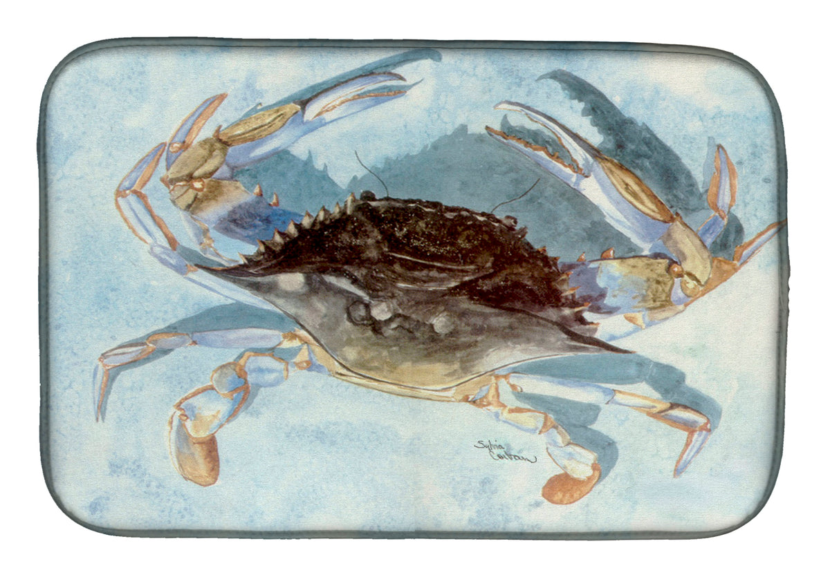 Blue Crab Dish Drying Mat 8011DDM  the-store.com.