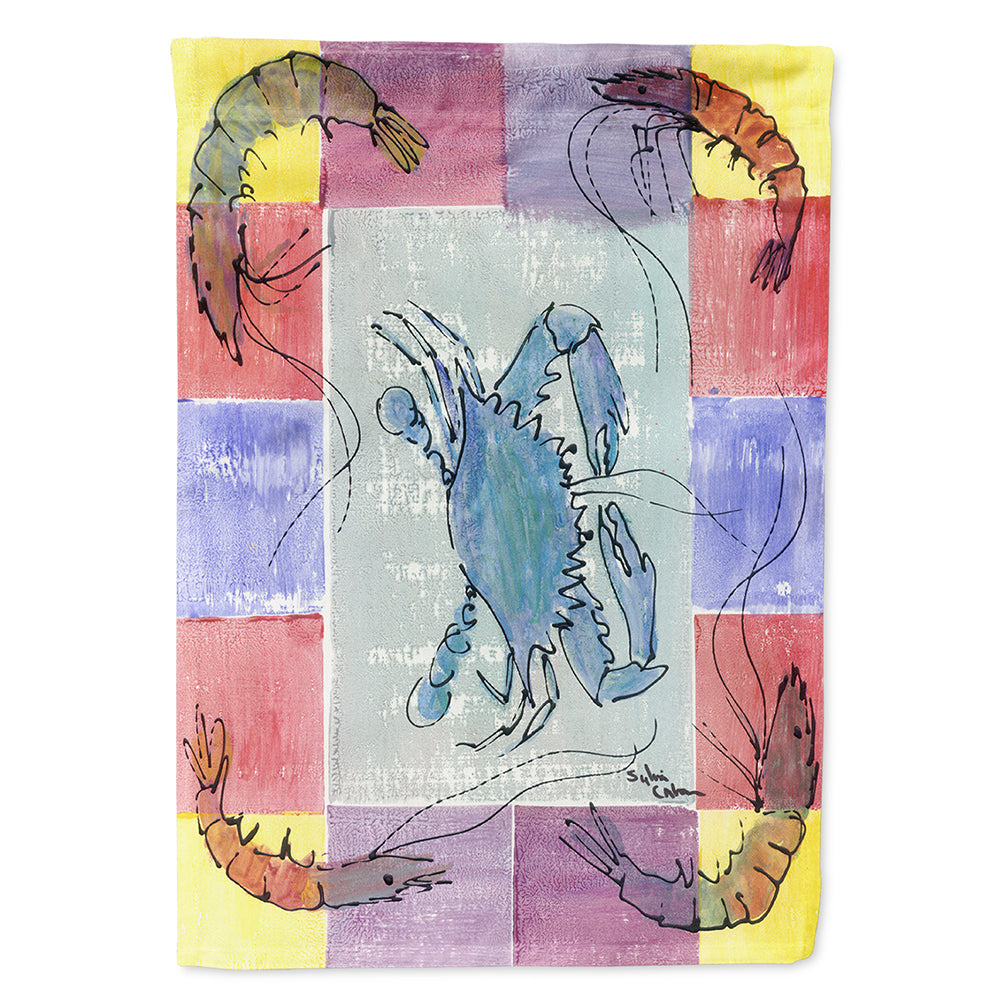 Crab  Flag Canvas House Size  the-store.com.