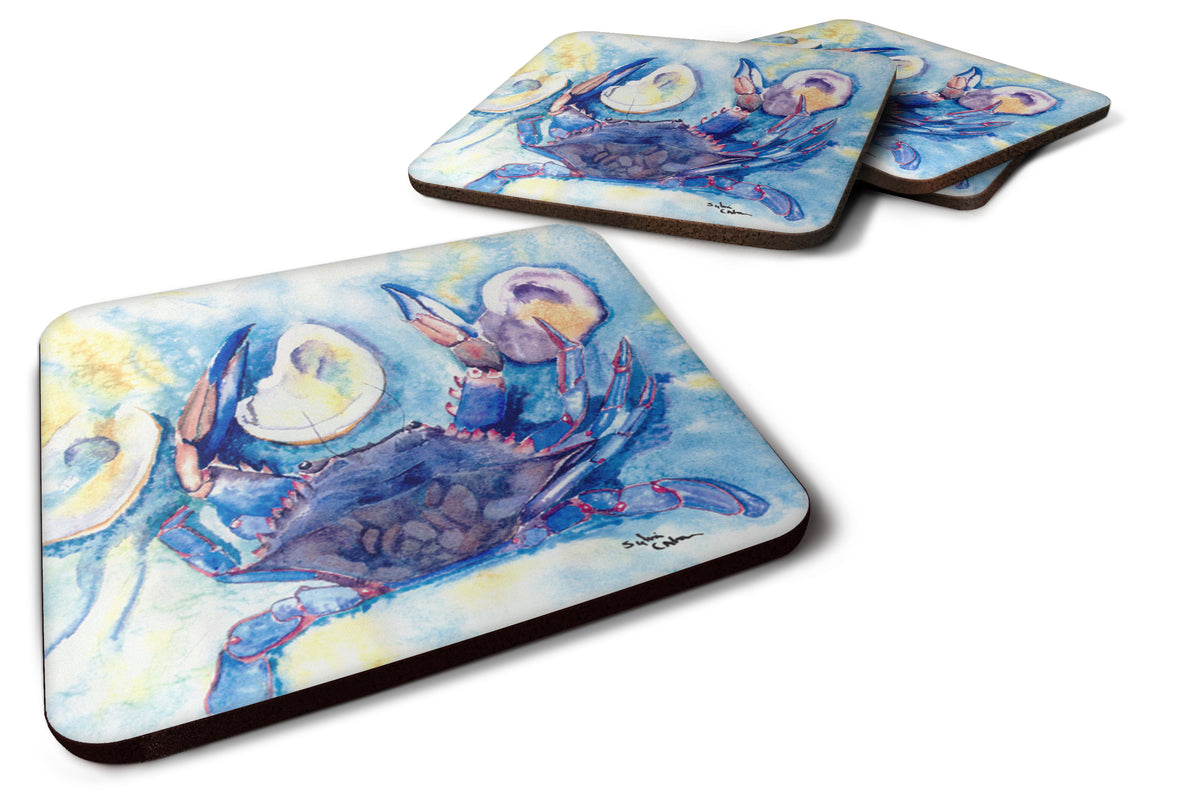 Set of 4 Crab Foam Coasters - the-store.com