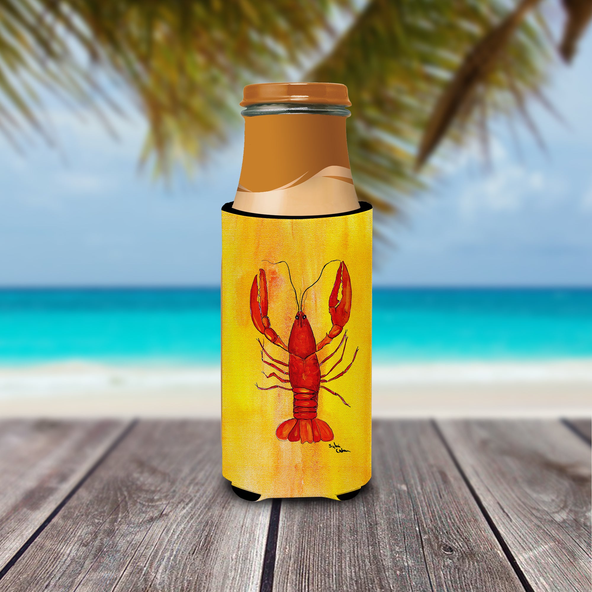 Crawfish Ultra Beverage Insulators for slim cans 8044MUK.