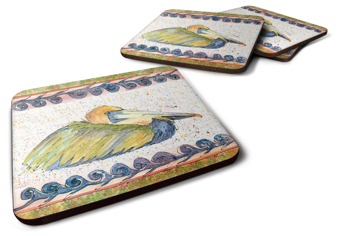 Set of 4 Bird - Pelican Foam Coasters - the-store.com