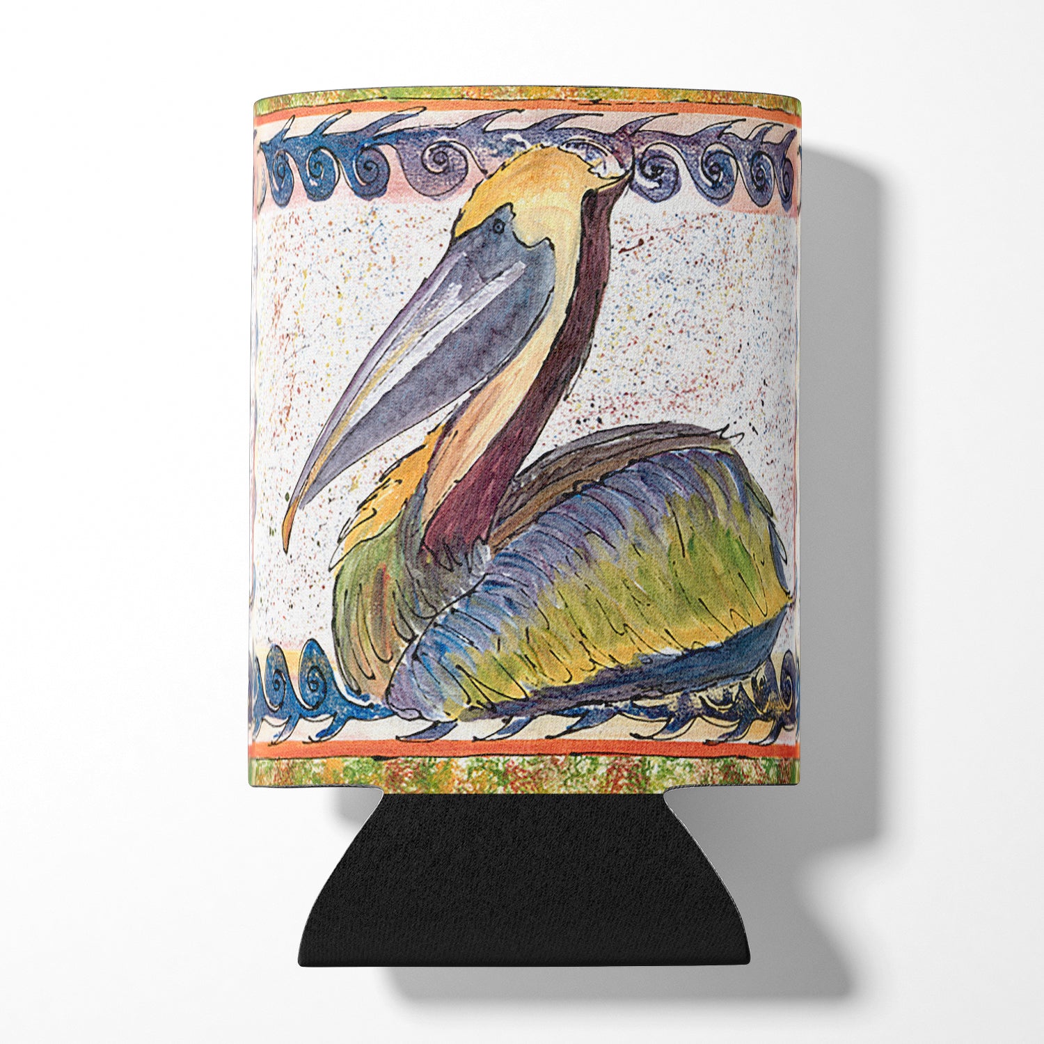 Bird - Pelican Can or Bottle Beverage Insulator Hugger.