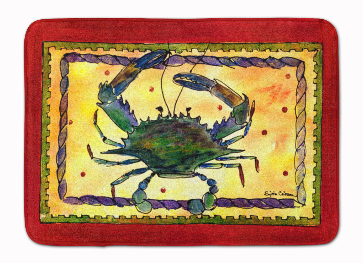 Crab Machine Washable Memory Foam Mat - the-store.com