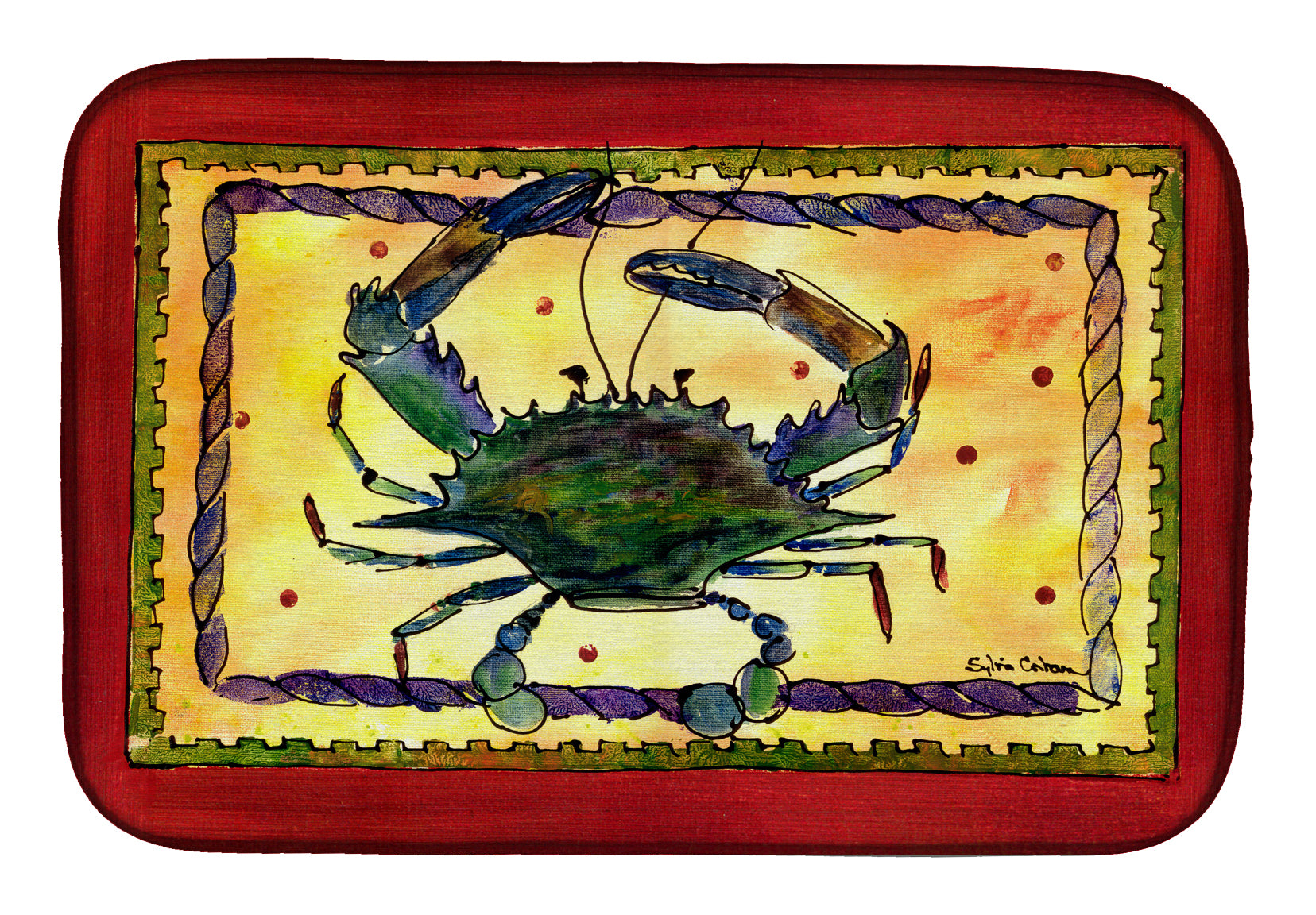 Crab Dish Drying Mat 8058DDM  the-store.com.