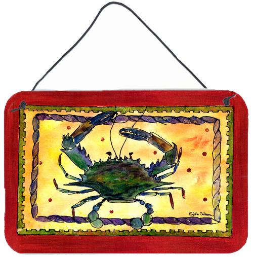 Crab Indoor or Aluminium Metal Wall or Door Hanging Prints by Caroline's Treasures