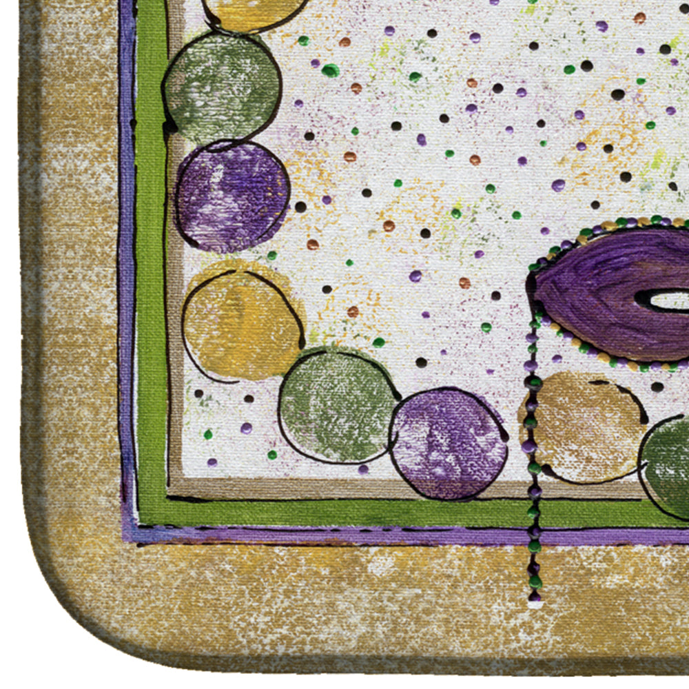 Mardi Gras Beads Dish Drying Mat 8059DDM  the-store.com.