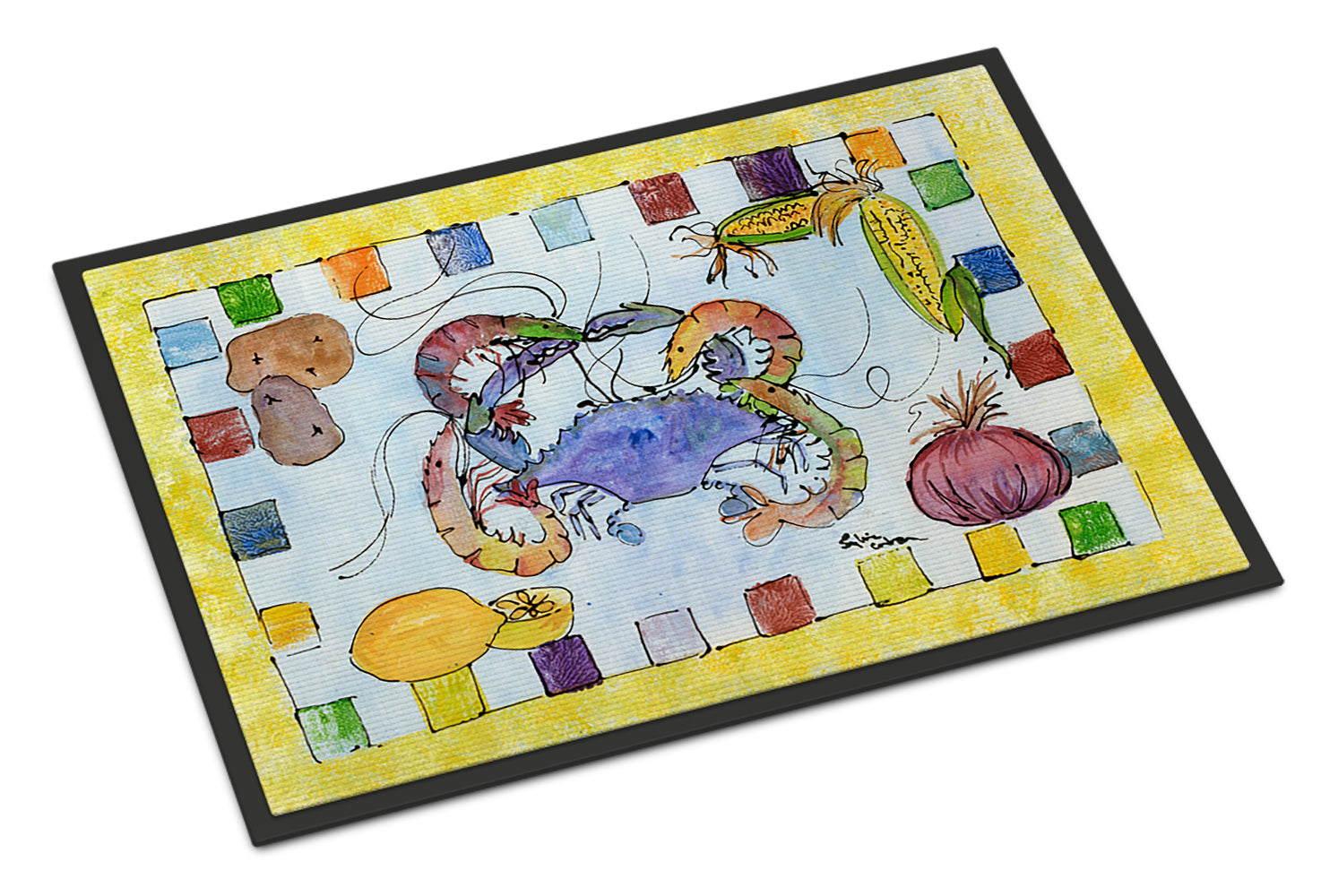 Crab Indoor or Outdoor Mat 18x27 8068 Doormat - the-store.com