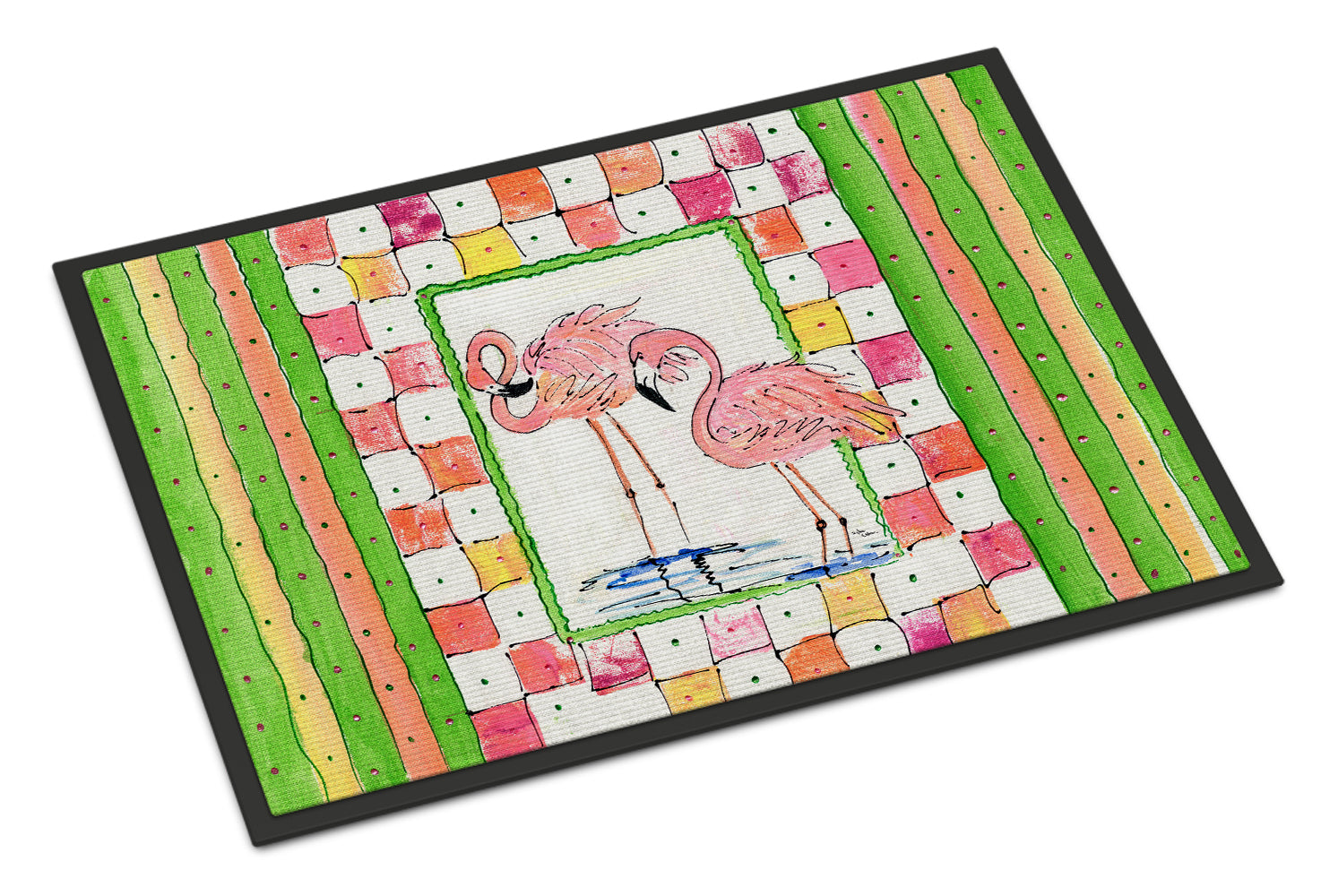 Flamingo Indoor or Outdoor Mat 18x27 8077 Doormat - the-store.com