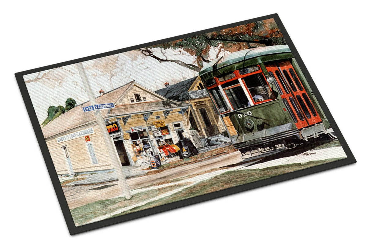 New Orleans Streetcar Indoor or Outdoor Mat 18x27 Doormat - the-store.com