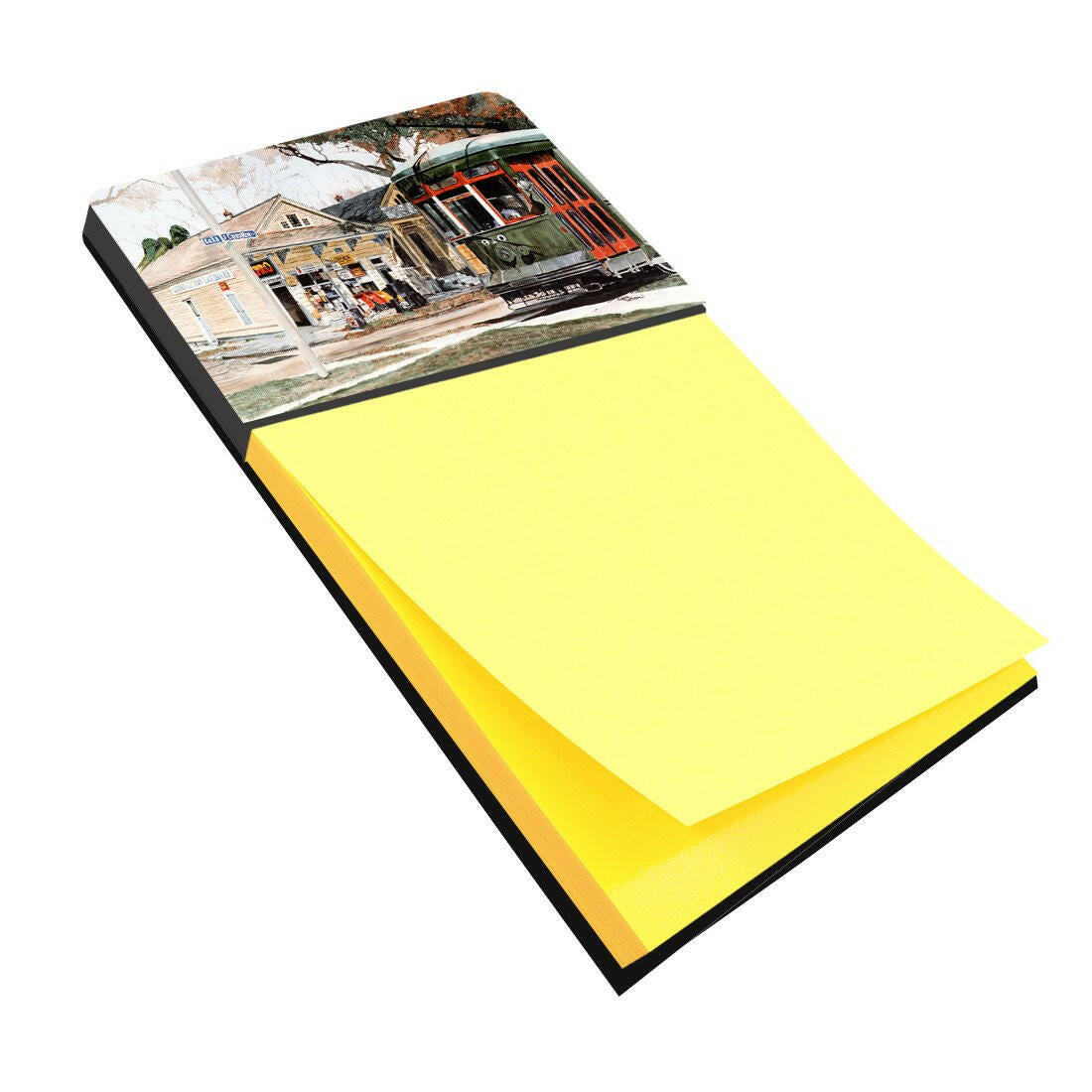 New Orleans Street Car Refiillable Sticky Note Holder or Postit Note Dispenser 8108SN by Caroline's Treasures