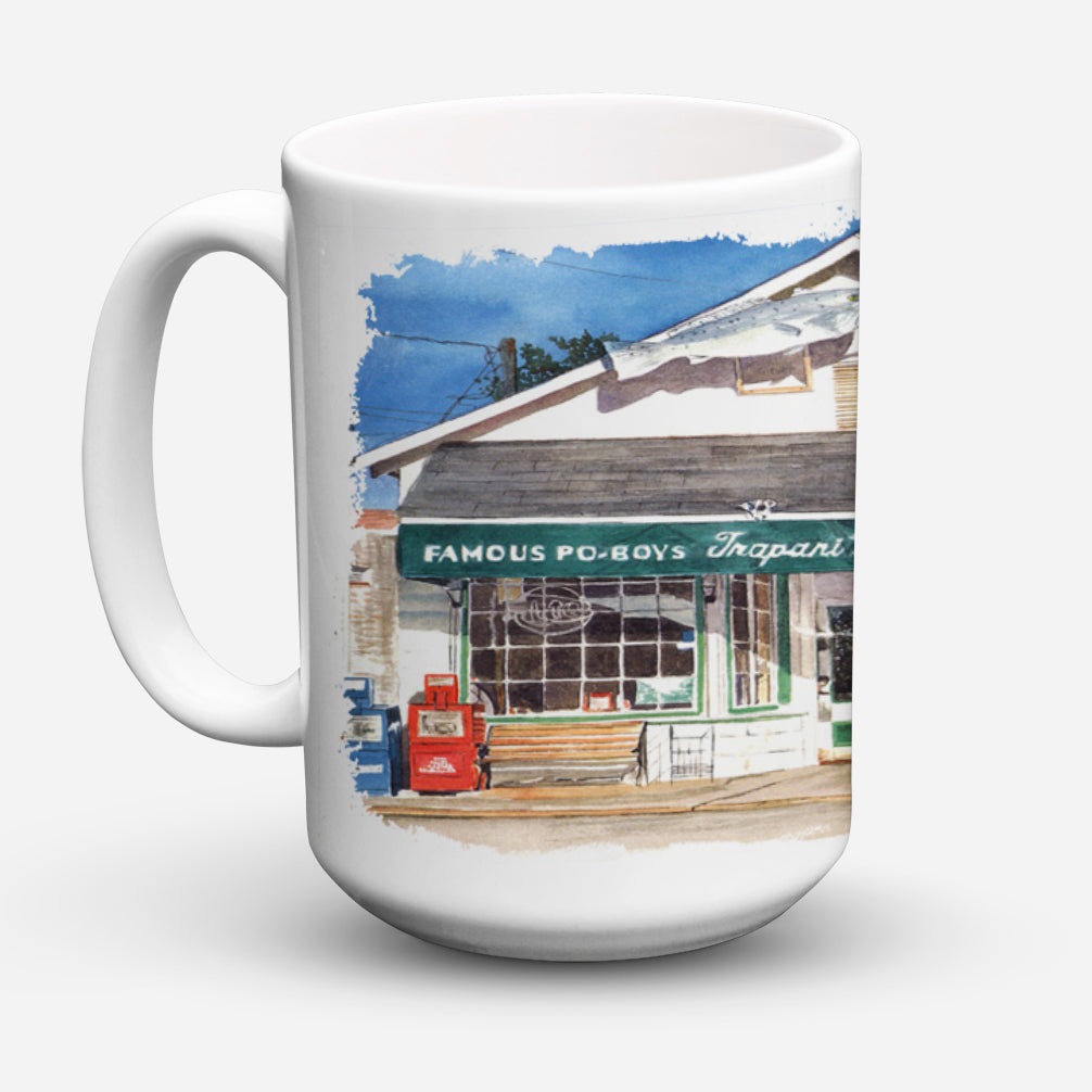 Trapani's Eatery Dishwasher Safe Microwavable Ceramic Coffee Mug 15 ounce 8109CM15  the-store.com.