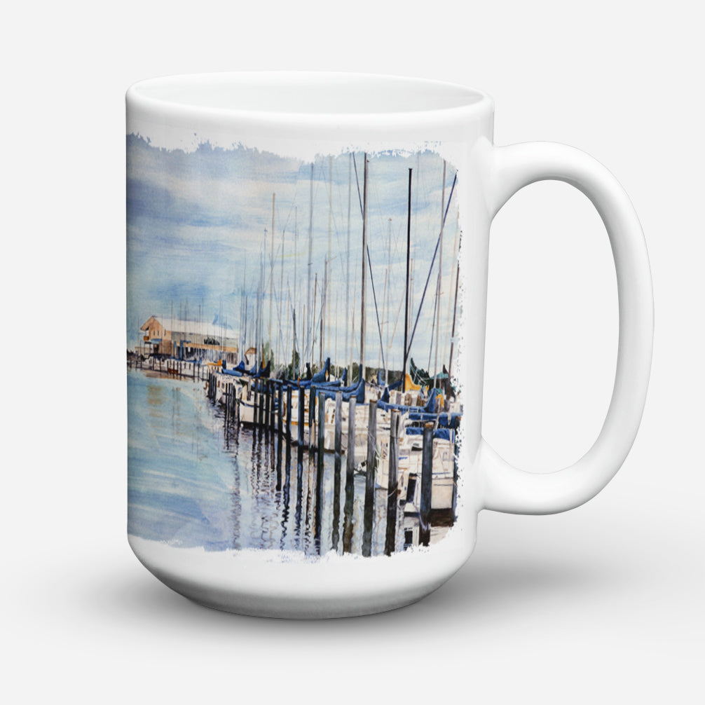 The Warf Dishwasher Safe Microwavable Ceramic Coffee Mug 15 ounce 8128CM15  the-store.com.